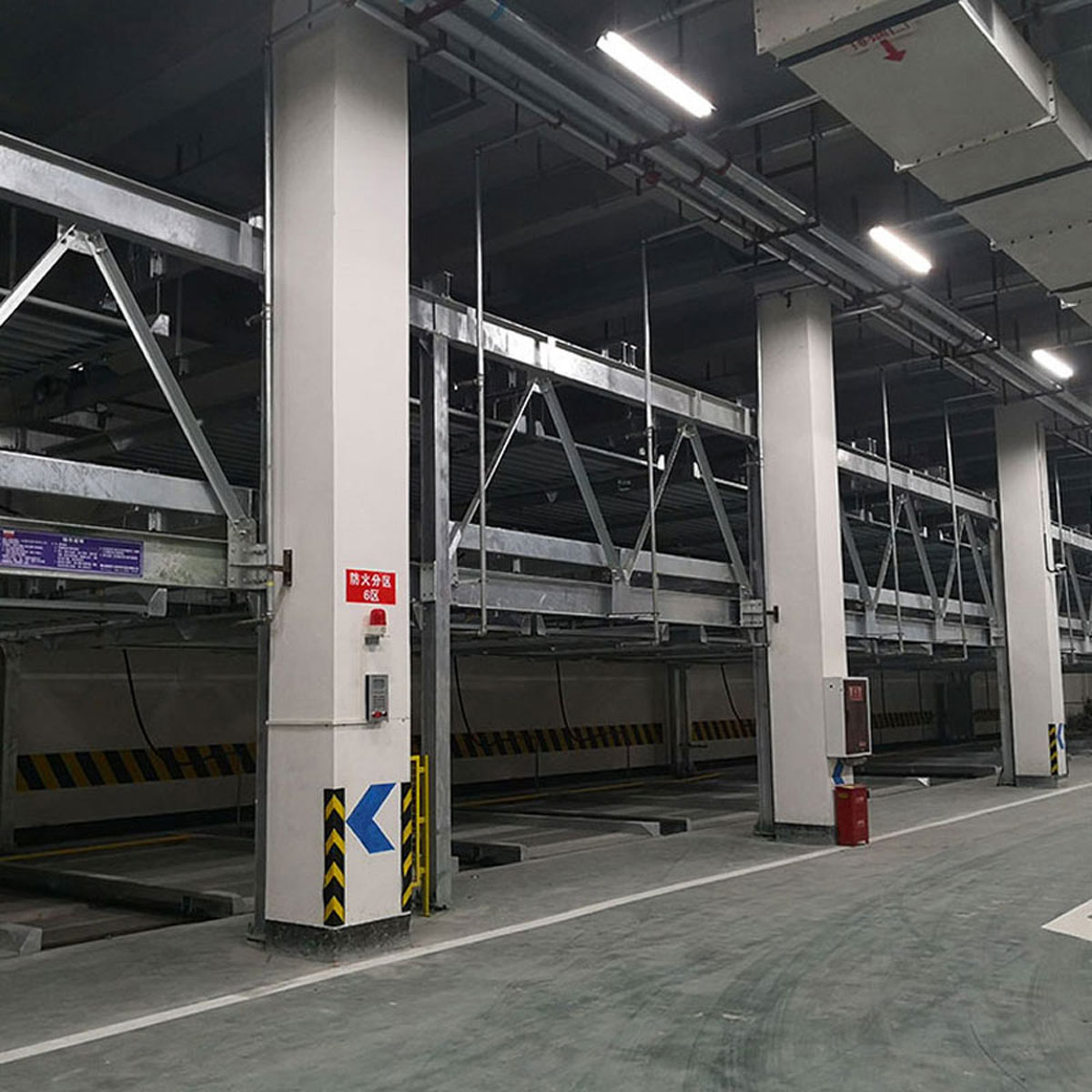 云巖PSH5五層升降橫移機(jī)械式立體車庫