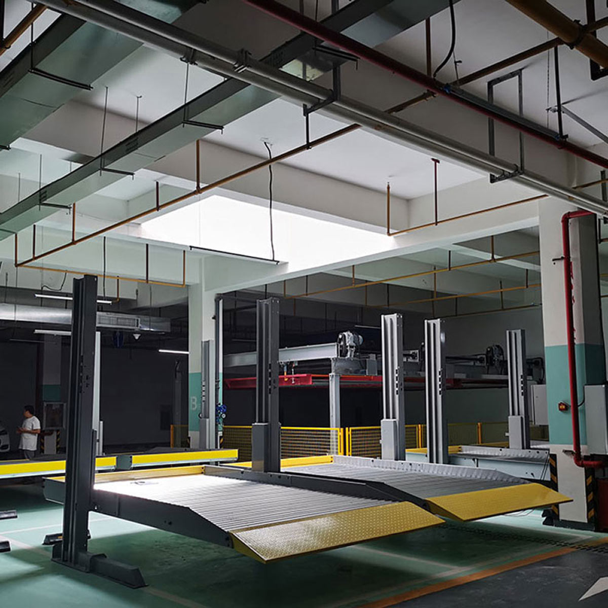 隴縣2層機械式停車庫過驗收