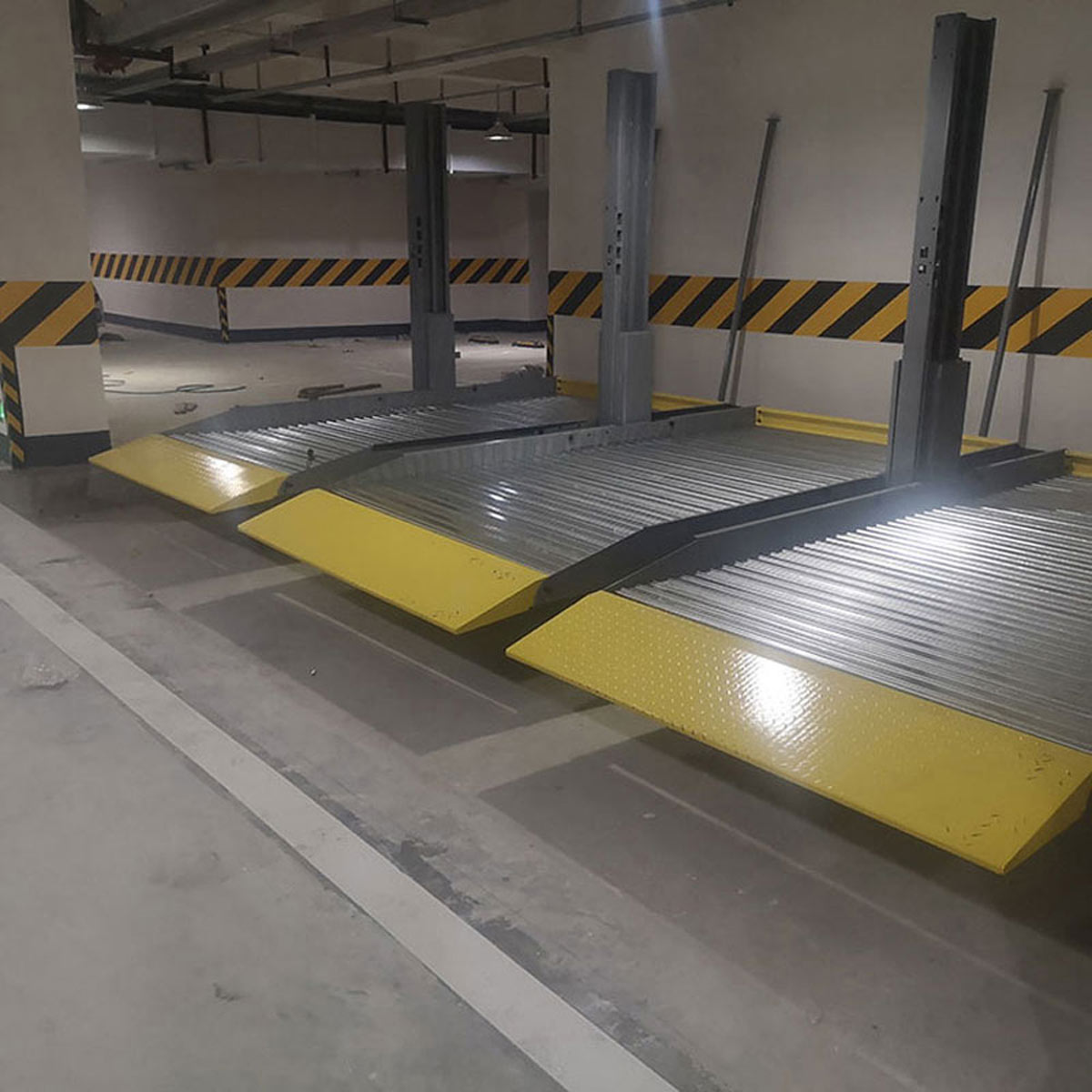 奉節(jié)兩柱停車位拆除