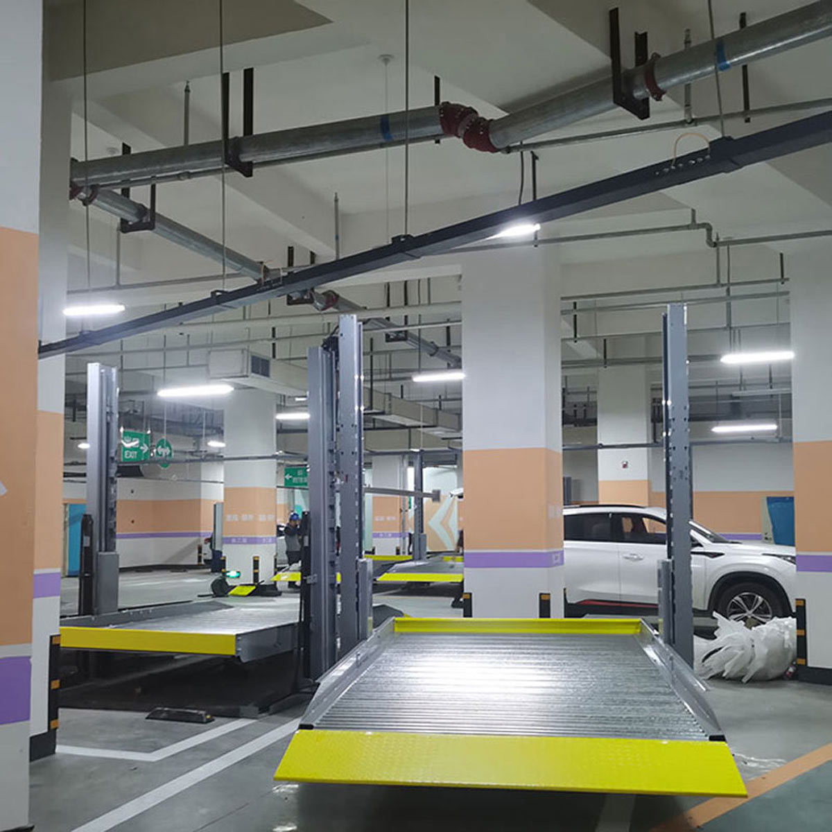 長寧橫移式機(jī)械立體車庫二手